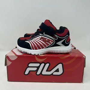 Fila  Toddler Boy Black Red  Shoes Size 7 7SC60365-603
